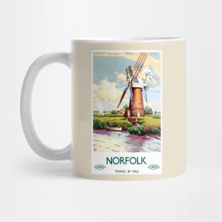 Vintage Travel Poster - Norfolk Mug